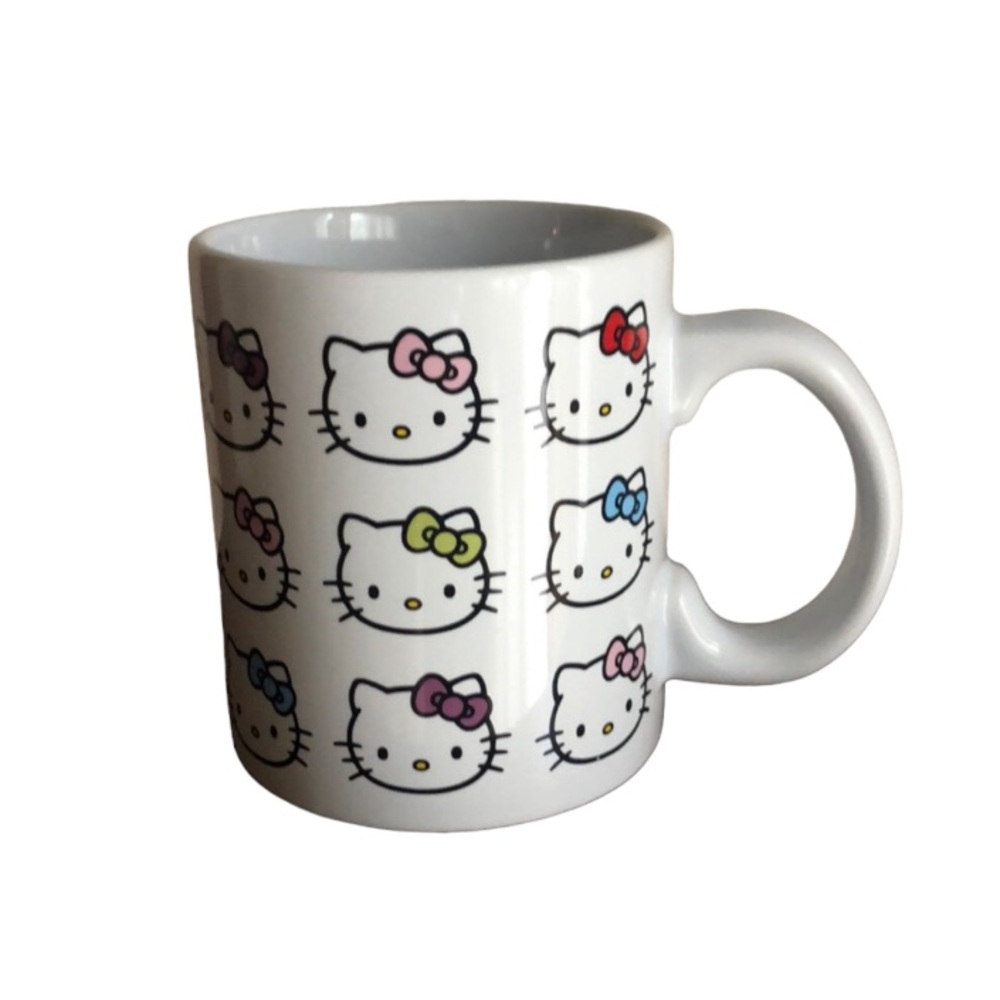 Hello Kitty Allover Faces Coffee Mug